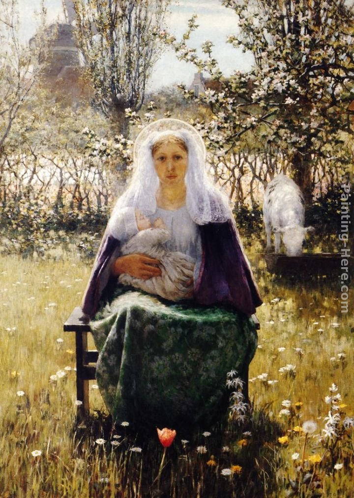 George Hitchcock Blessed Mother